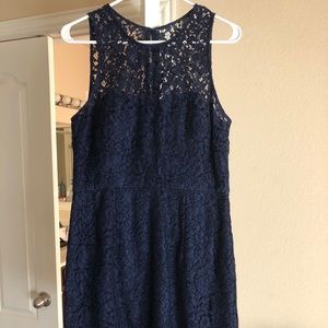 Navy bridesmaids/prom dress